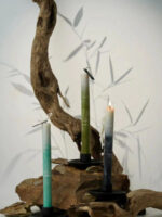 Bamboo candle